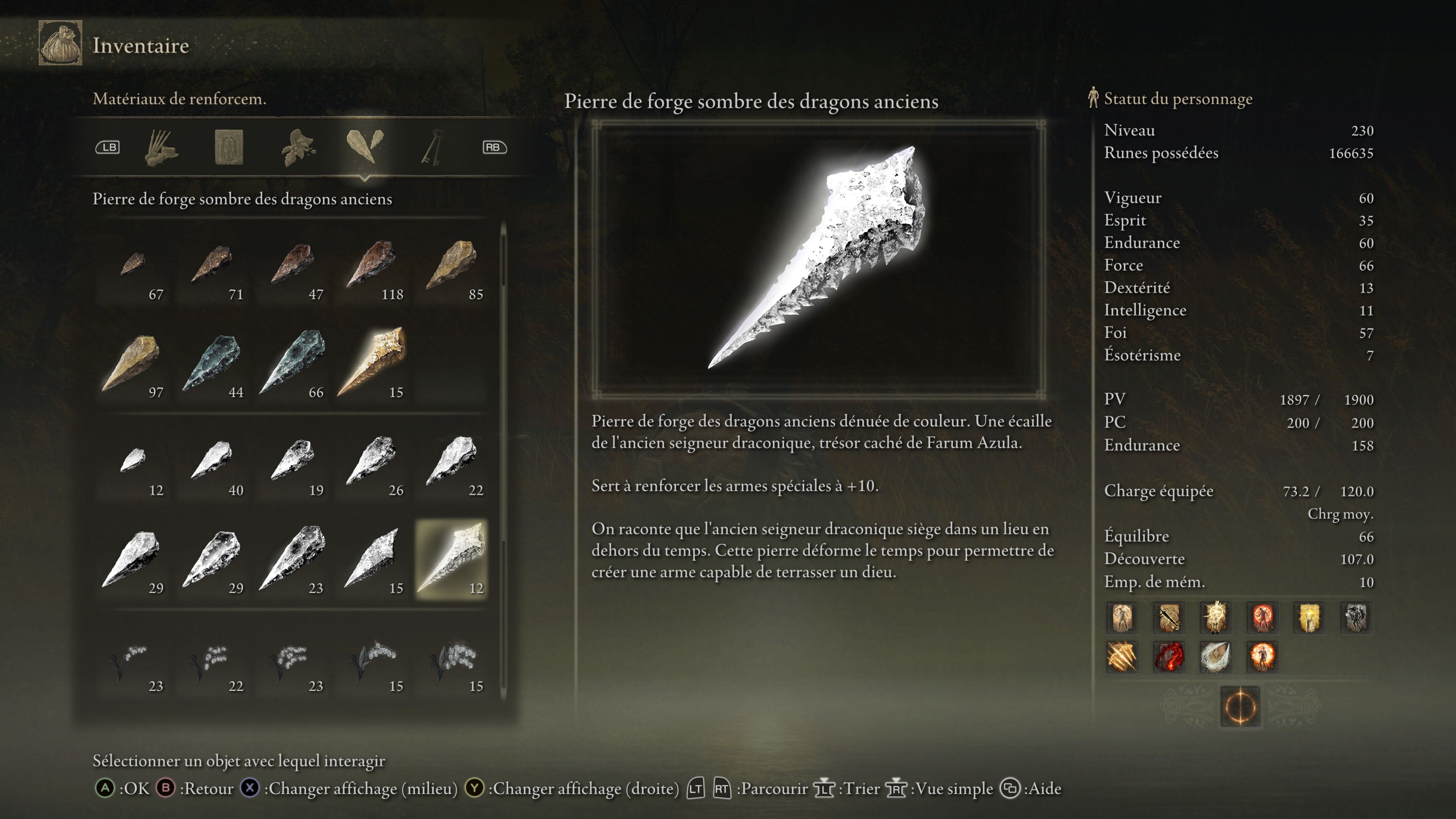 Pierre de sombre des dragons anciens Elden Ring Shadow of the Erdtree Où en trouver dans
