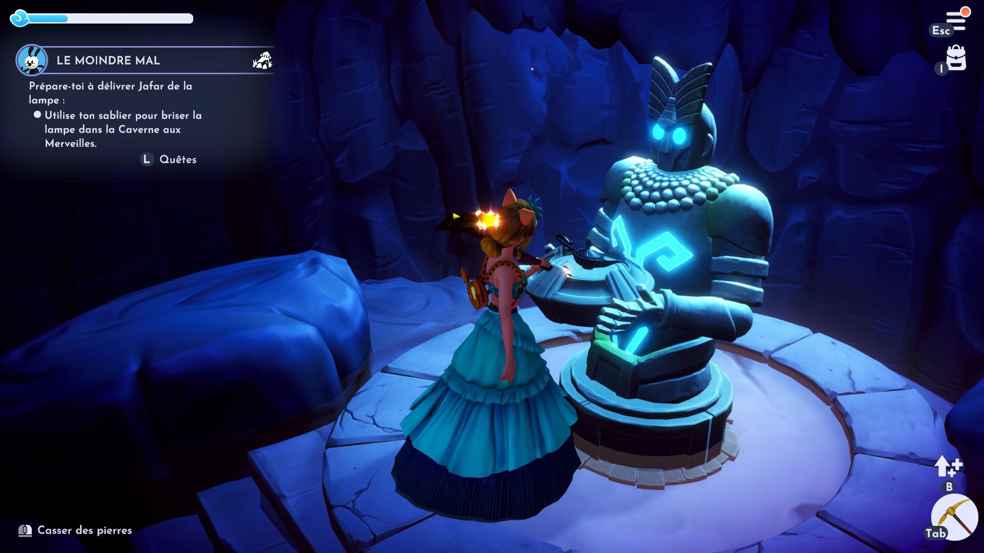 Le moindre mal Disney Dreamlight Valley débloquer Jafar grâce à la quête d