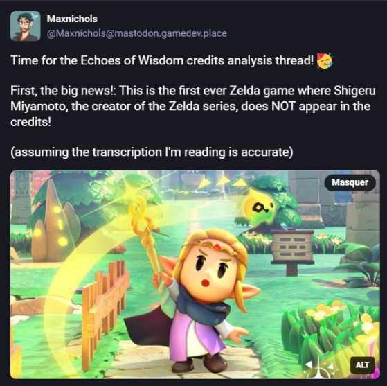 The Legend of Zelda : Echoes of Wisdom