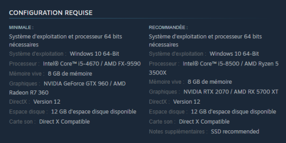 Configuration Red Dead Redemption PC - Red Dead Redemption 2