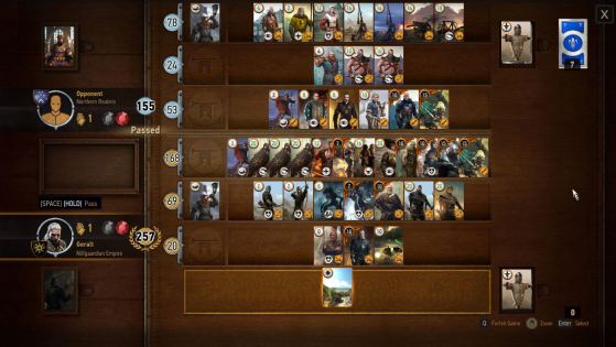 Le Gwent dans The Witcher 3. - The Witcher 4