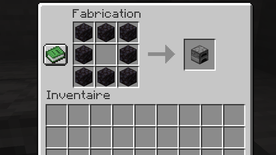 Création d'un Fourneau - Minecraft