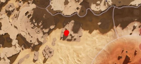 Localisation de Zoe - Dune Awakening
