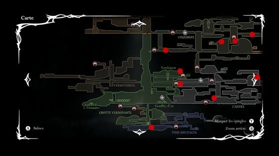 Gouffre d'os et Antre - Hollow Knight : Silksong