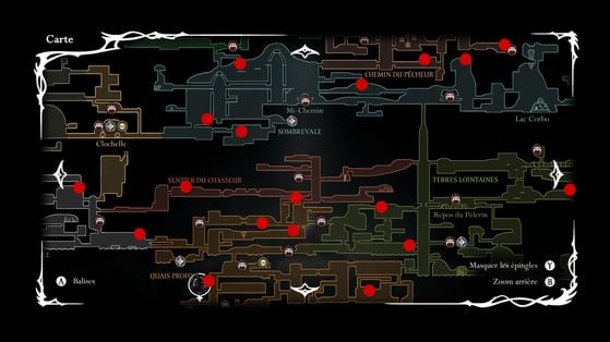 Alentours de Sombrevale - Hollow Knight : Silksong