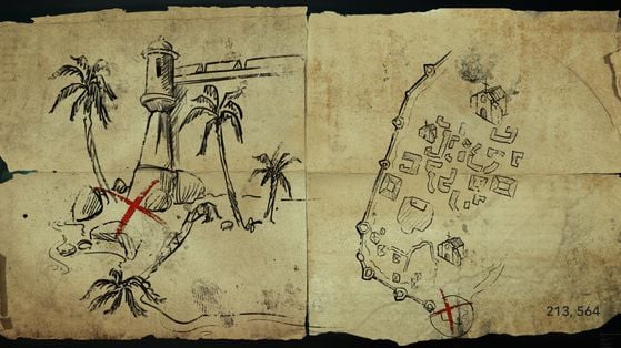 Cartes au trésor Assassin's Creed Black Flag Resynced : Où trouver tous les coffres enterrés sur la carte ?