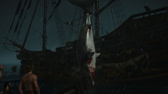 Grand requin blanc Assassin's Creed Black Flag Resynced : Comment harponner les créatures marines ?