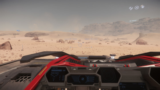 Vue du pilote - Star Citizen
