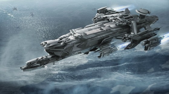 L'Idris est le vaisseau capital moyen de Aegis Dynamics - Star Citizen