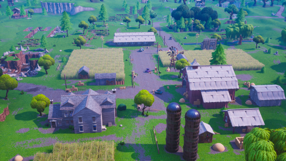 Fortnite : atterrir à Fatal fields... défi à étape, semaine 6 saison 8