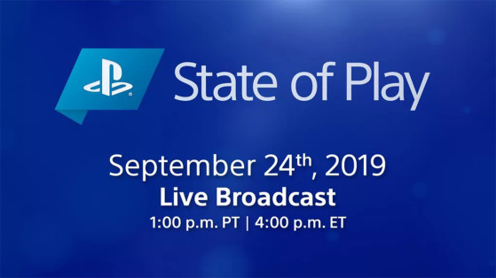 Playstation, Sony : Un nouveau State of Play le mardi 24 septembre