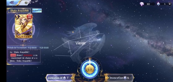 Constellation de la Vierge - Saint Seiya Awakening