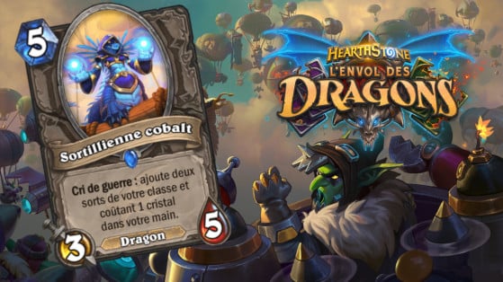 Hearthstone Envol des Dragons : nouveau serviteur rare Neutre Sortillienne cobalt