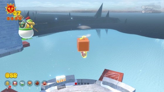Soluce Mario 3D World Bowser Fury : Donjon Ronron, astres félins - Millenium