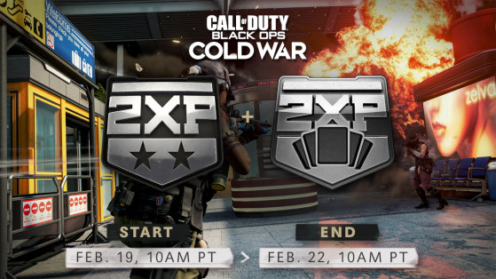 Double XP du 19 au 22 février sur Black Ops Cold War et Warzone