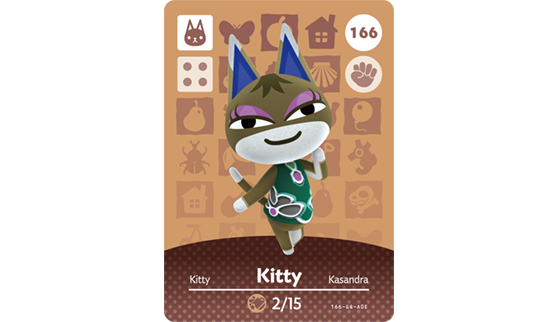 Carte Amiibo de Kitty - Animal Crossing New Horizons