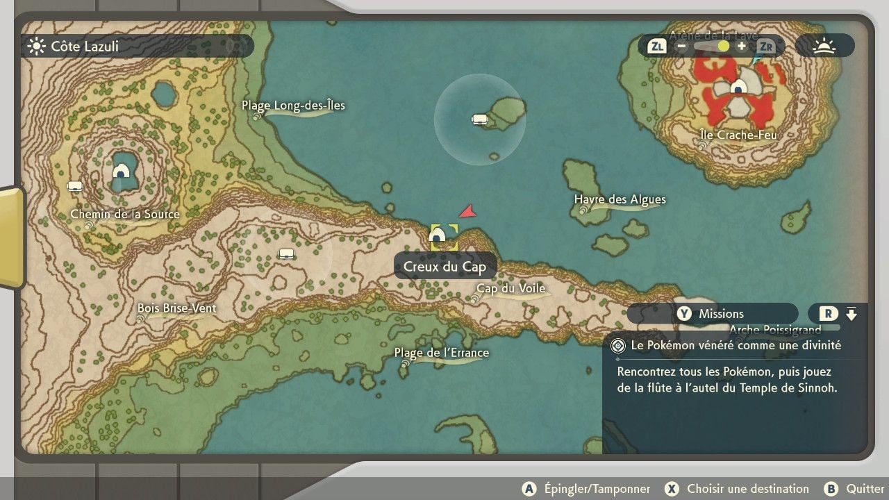 La Légende des Mers comment réussir la quête sur Légendes Pokémon Arceus ? Millenium