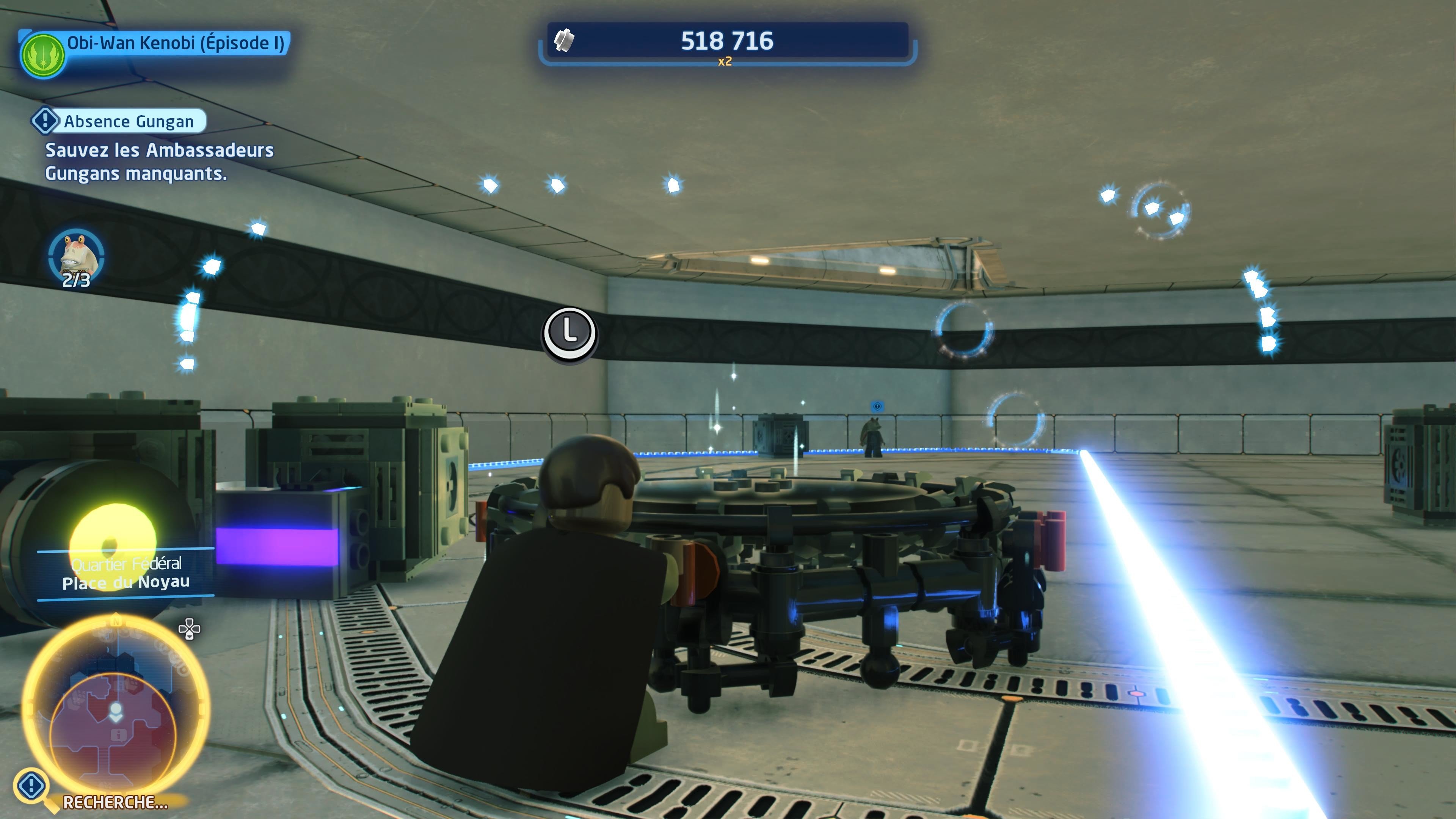 Gungan LEGO Star Wars La Saga Skywalker Spatule, Dragon des marais