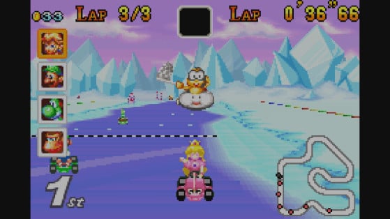 Pays Neigeux sur GBA - Mario Kart 8