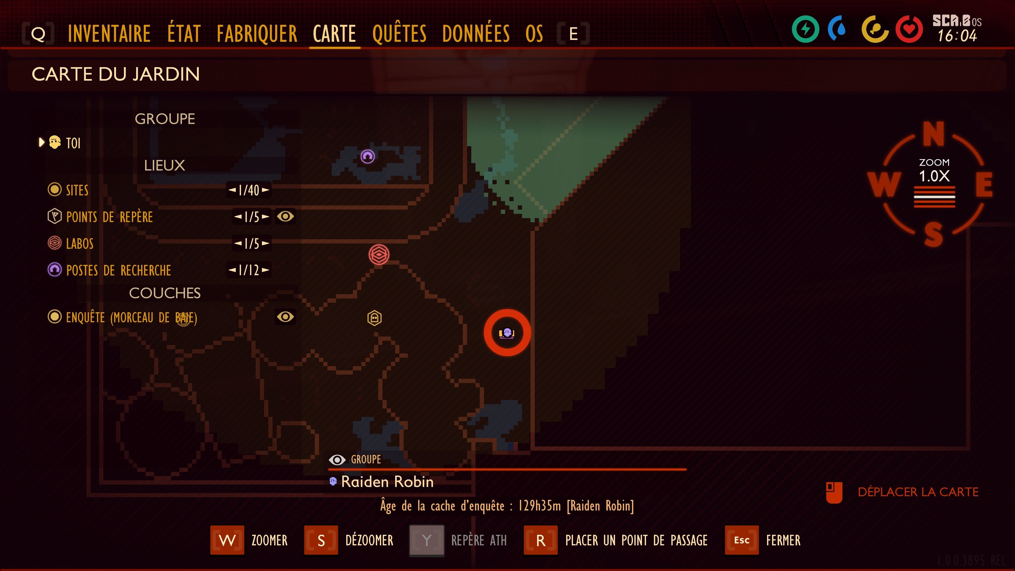 Carte du responsable adjoint Grounded Position, comment l
