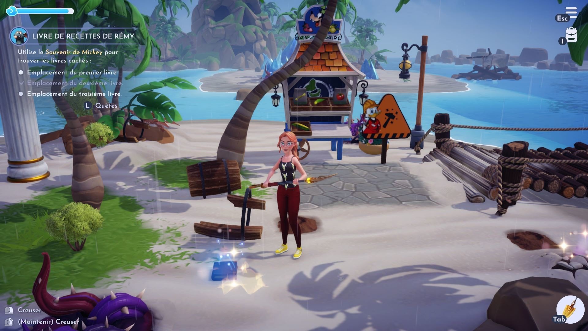 Plage Enchantée Disney Dreamlight Valley Crevette, sable, tomate... Tout sur ce biome