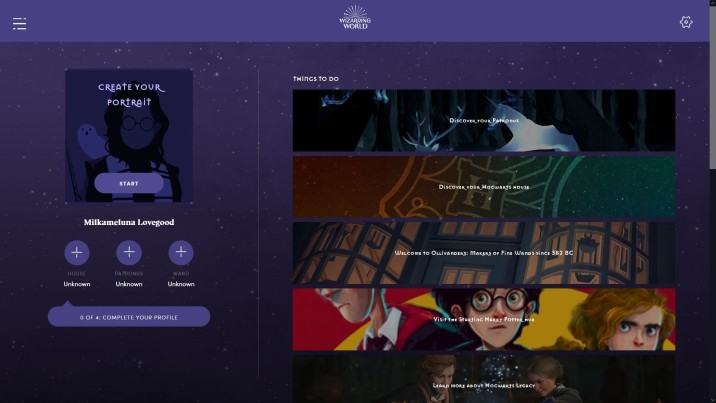 Pottermore Hogwarts Legacy : Comment faire le test des maisons officiel