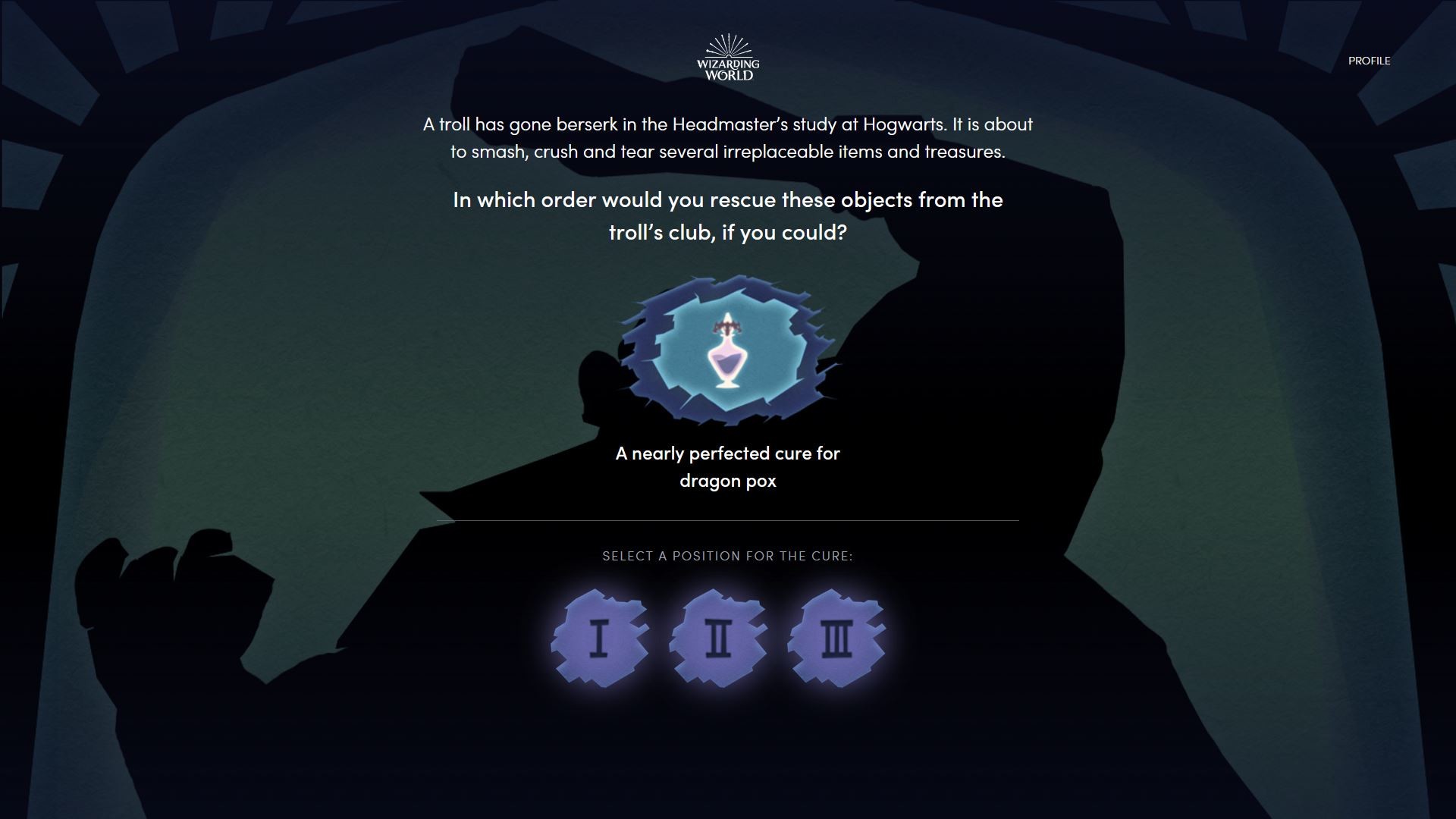 Pottermore Hogwarts Legacy : Comment faire le test des maisons officiel