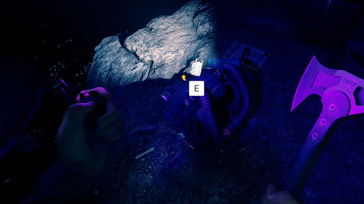 Sons of the Forest diving equipment where to find this essential tool