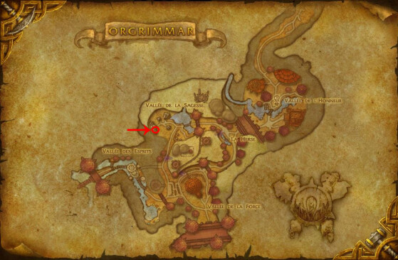 Localisation de Miwana (Horde) - World of Warcraft