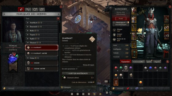 Gemme normale au niveau 40 - Diablo IV