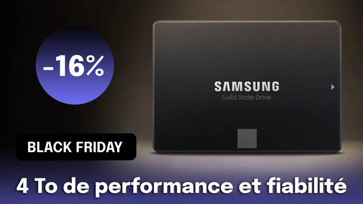 Black Friday : Faites le plein de stockage avec le SSD Samsung 870 EVO 4 To  à prix réduit ! - Millenium