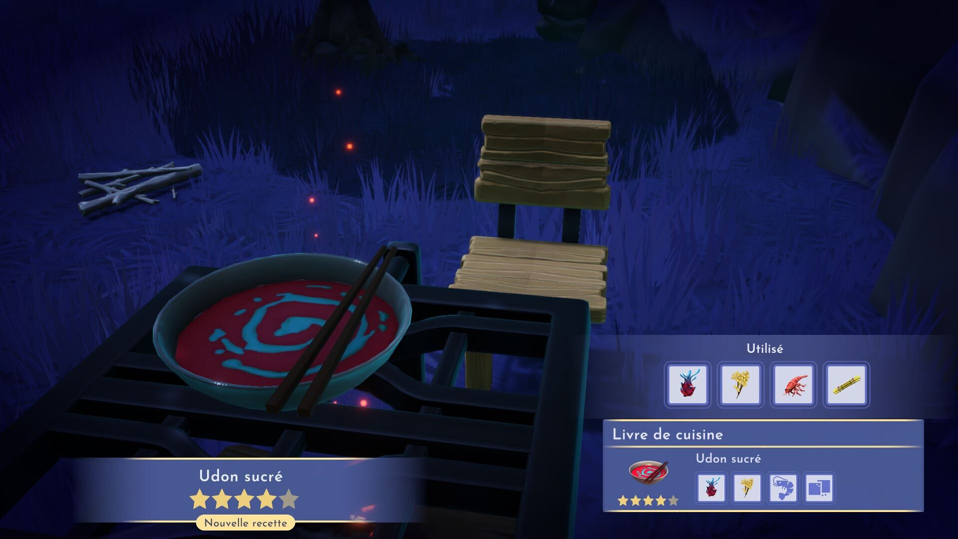Udon sucré Disney Dreamlight Valley Comment cuisiner cette recette et