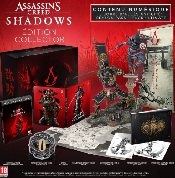 Edition Collector Assassin's Creed Shadows - Assassin's Creed Shadows