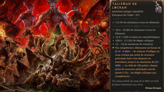 Talisman de Locran DIablo 4 : Comment obtenir cet objet Unique durant la Saison 5 ?