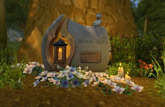 Le mémorial de Mats dans WoW - World of Warcraft