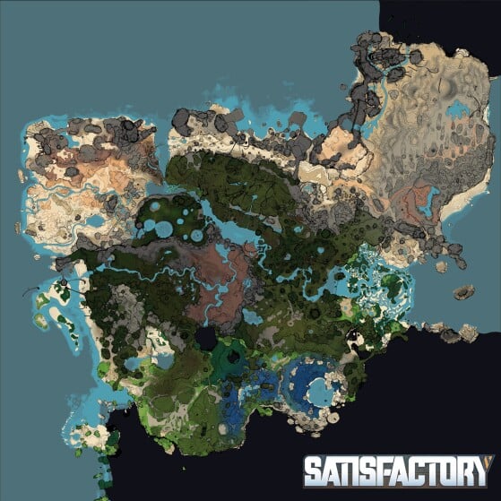 Map interactive Satisfactory 1.0 : La carte interactive, outil ...