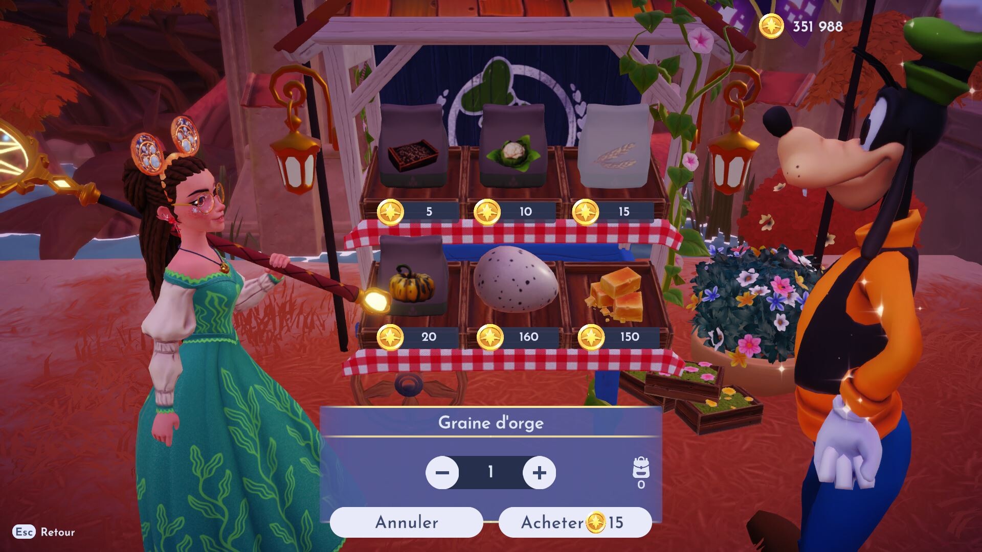 Hibou Disney Dreamlight Valley Où trouver des chouettes à Storybook Vale, nourriture préférée