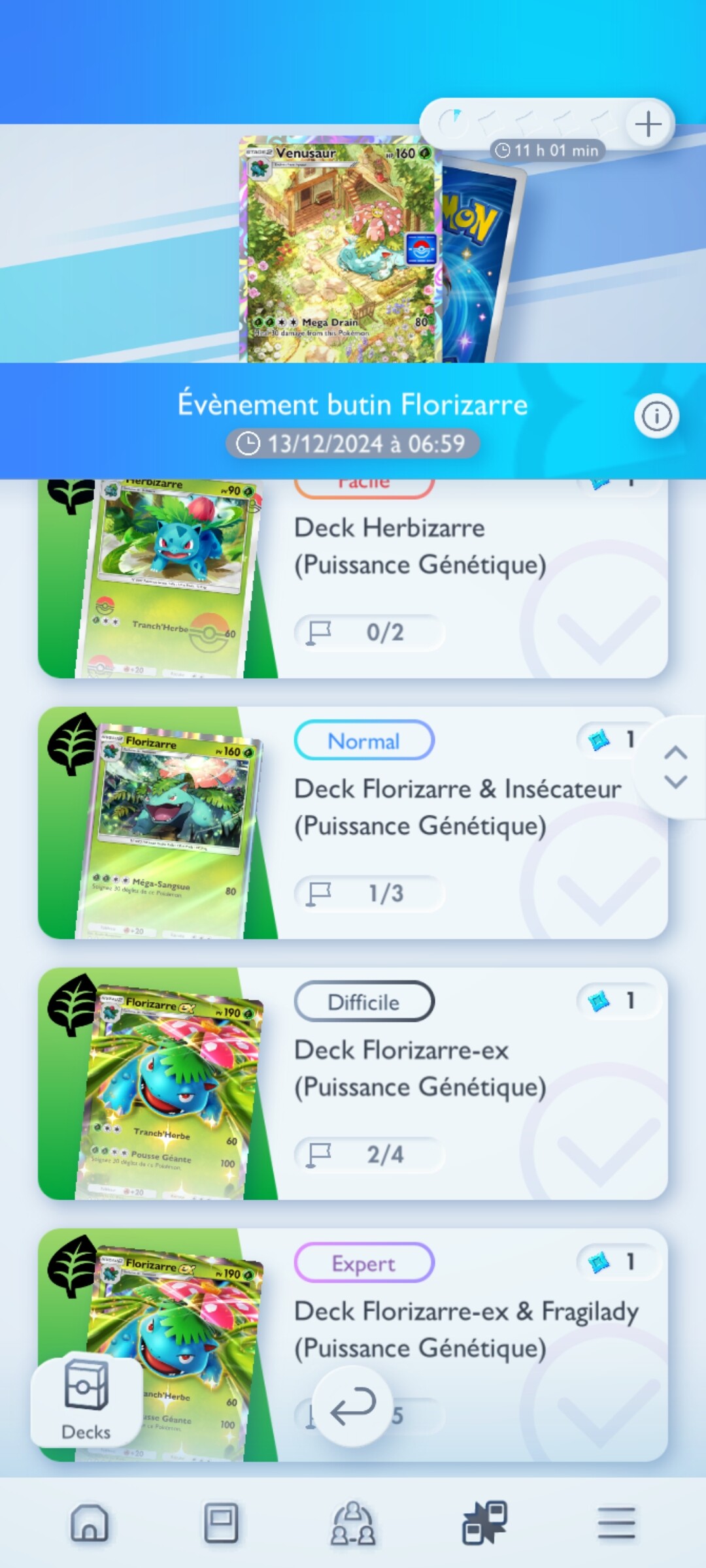 Butin Florizarre ex Pokémon TCG Pocket Meilleurs decks, Tout savoir pour