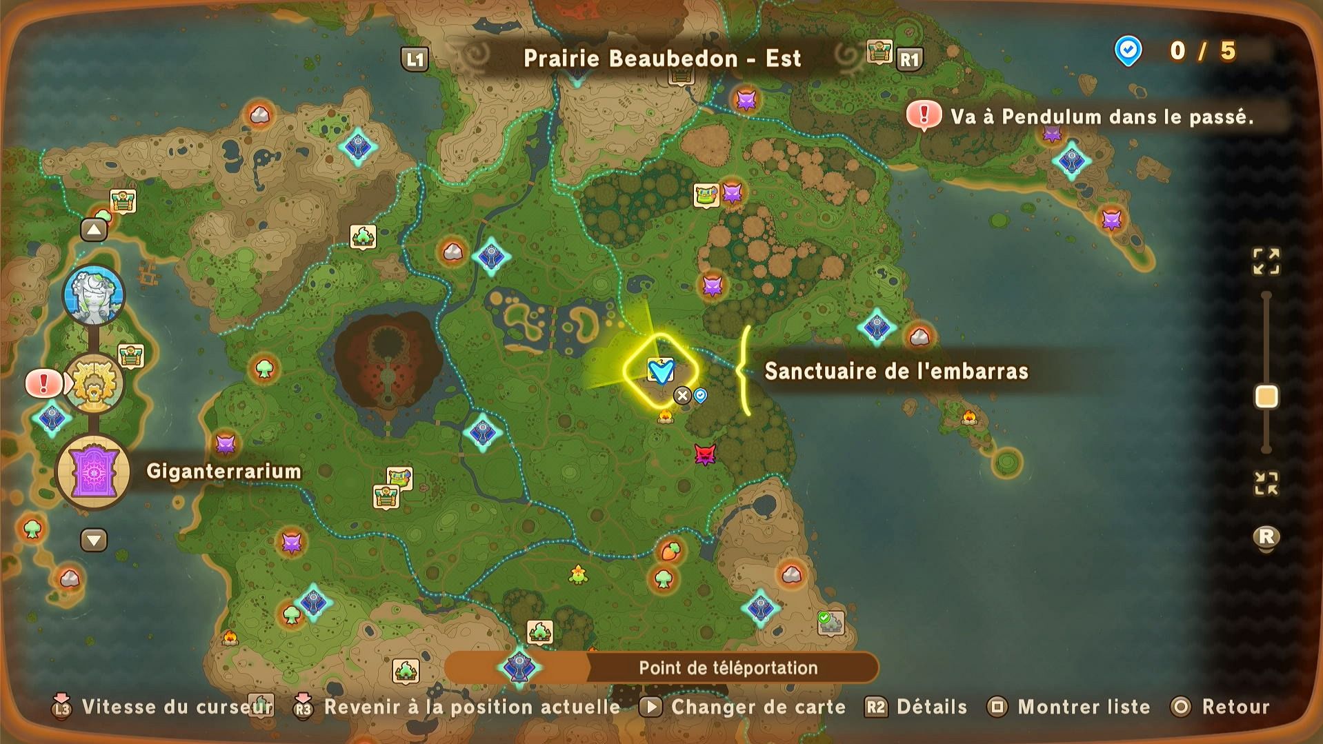 Sanctuaire Fantasy Life i La Voleuse de Temps : Emplacement de tous les