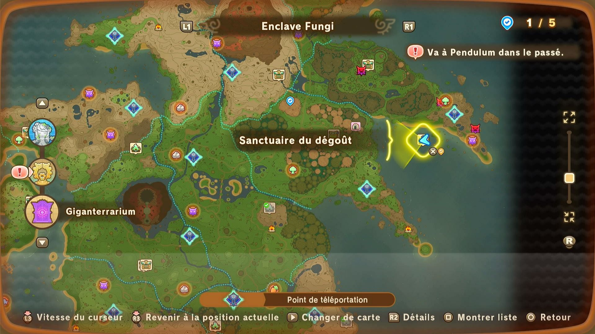 Sanctuaire Fantasy Life i La Voleuse de Temps : Emplacement de tous les
