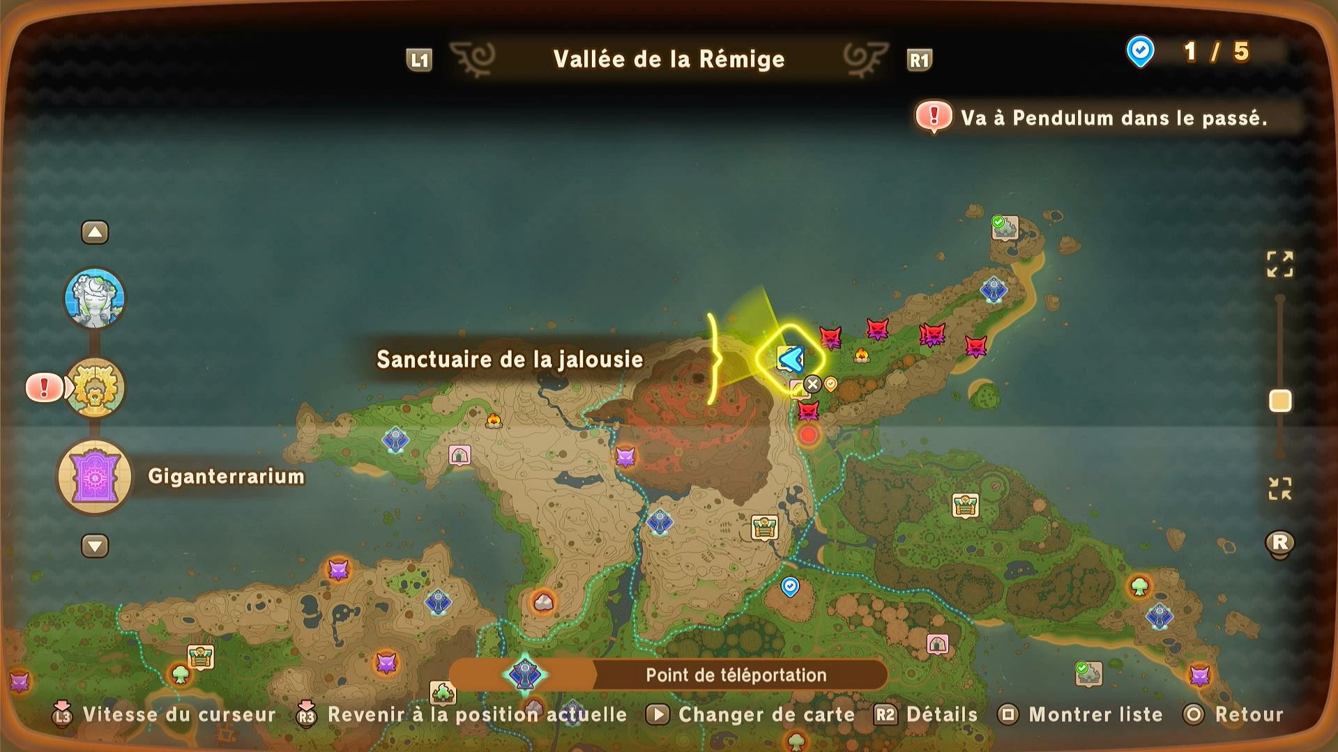 Sanctuaire Fantasy Life i La Voleuse de Temps : Emplacement de tous les