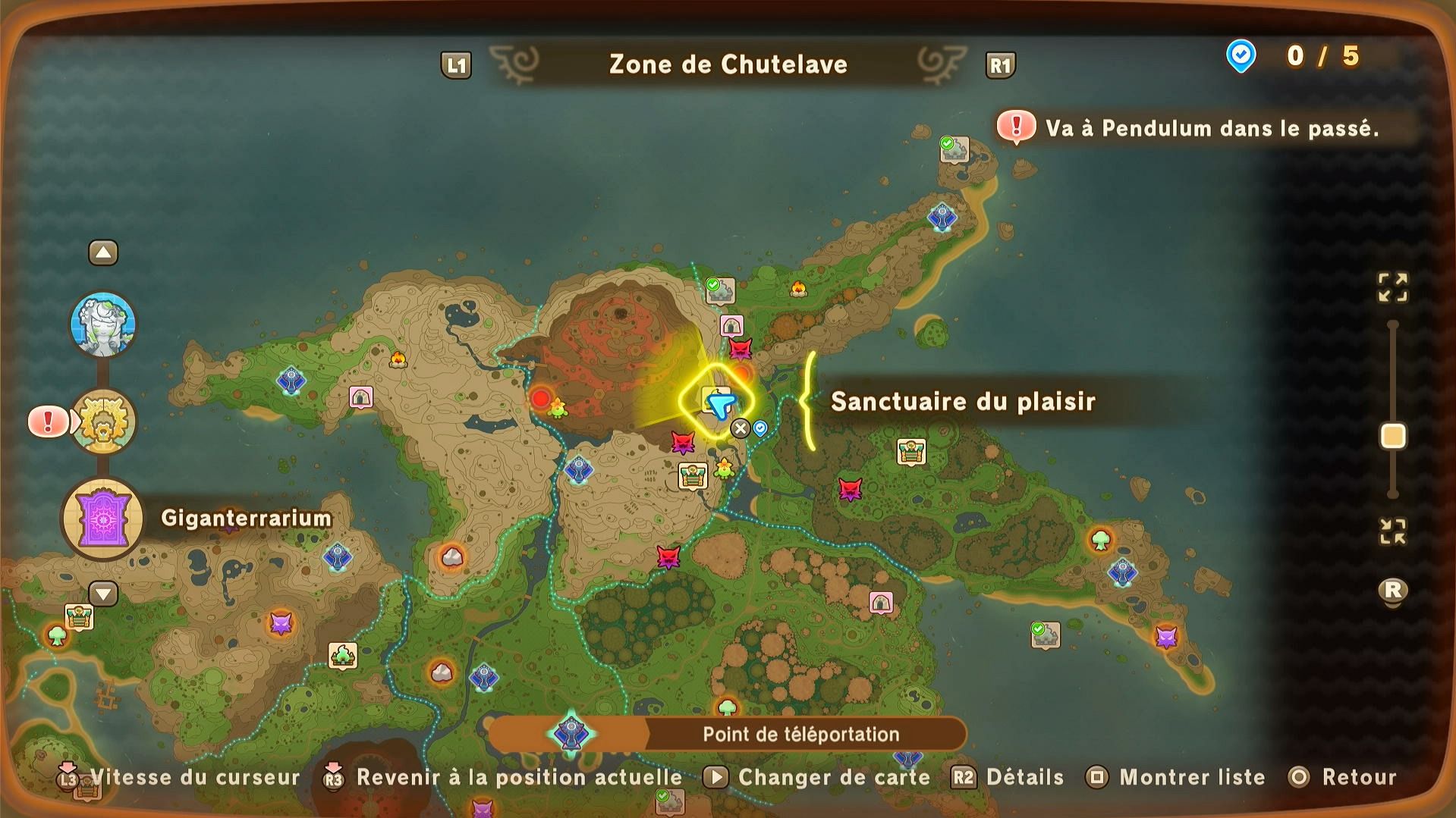 Sanctuaire Fantasy Life i La Voleuse de Temps : Emplacement de tous les