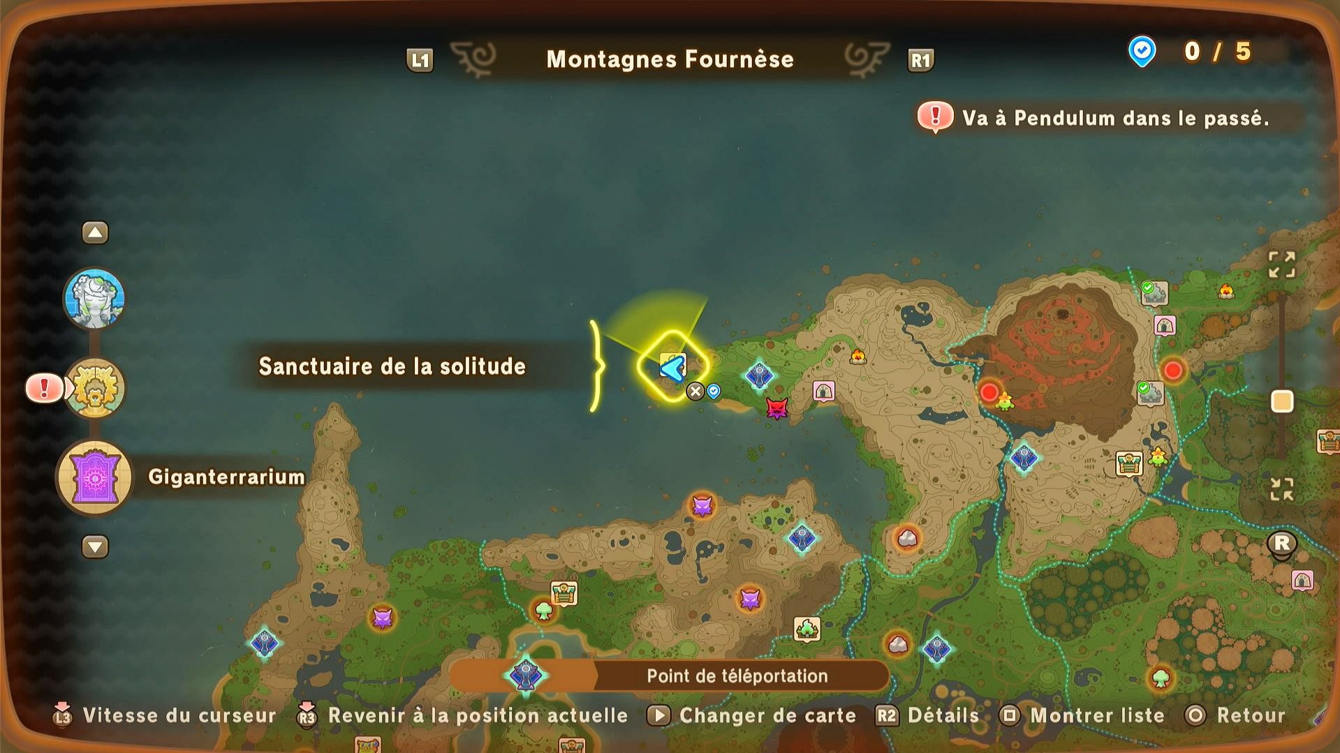 Sanctuaire Fantasy Life i La Voleuse de Temps : Emplacement de tous les