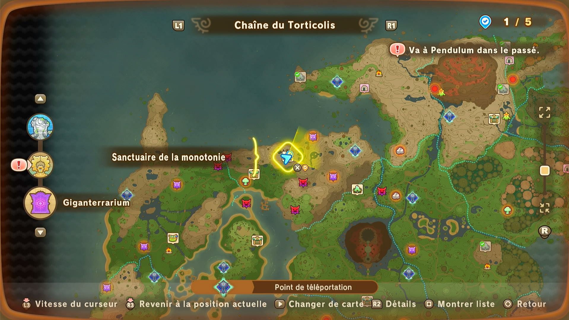 Sanctuaire Fantasy Life i La Voleuse de Temps : Emplacement de tous les