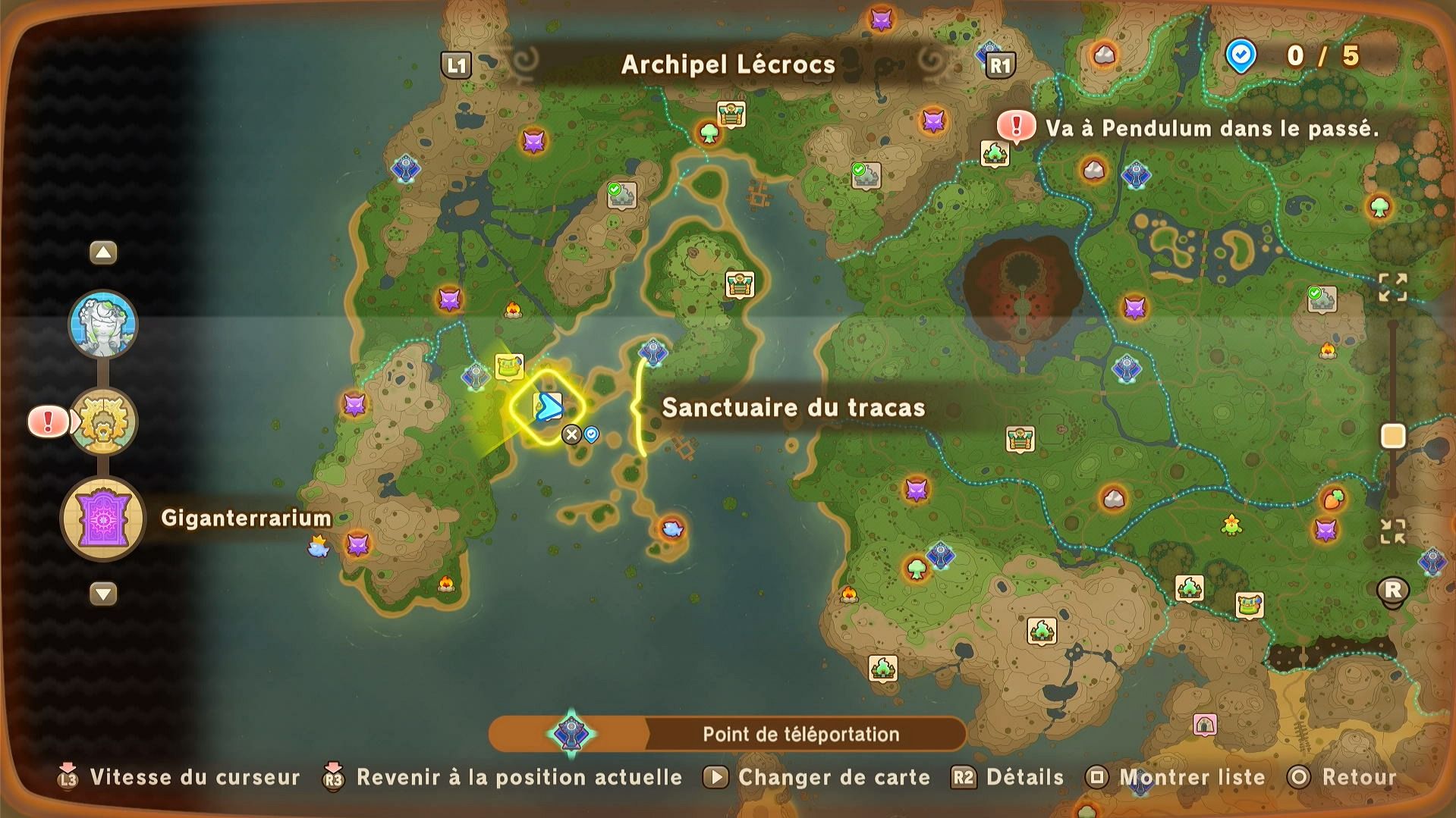 Sanctuaire Fantasy Life i La Voleuse de Temps : Emplacement de tous les