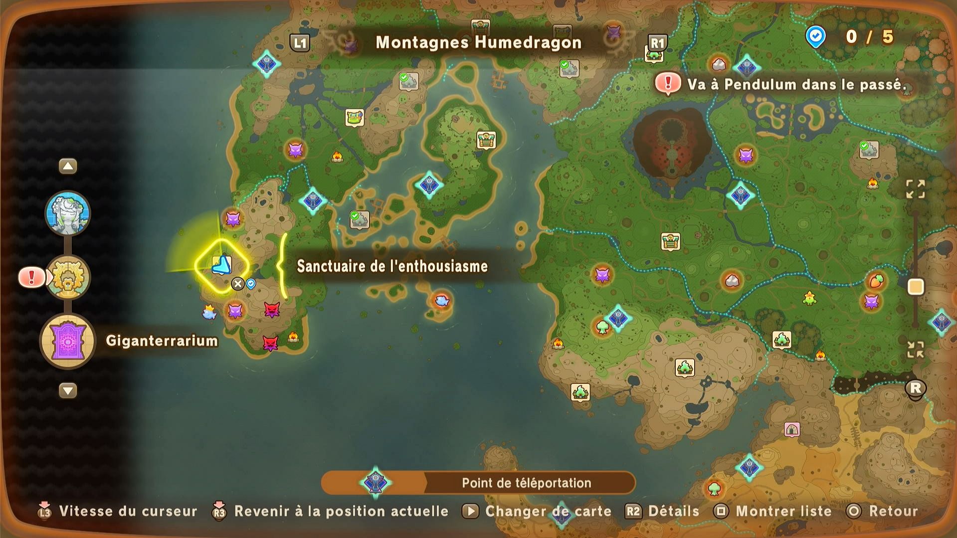 Sanctuaire Fantasy Life i La Voleuse de Temps : Emplacement de tous les