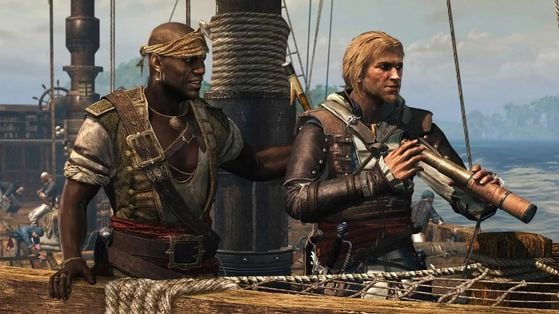 Adéwalé et Edward Kenway - Assassin's Creed 4 Black Flag