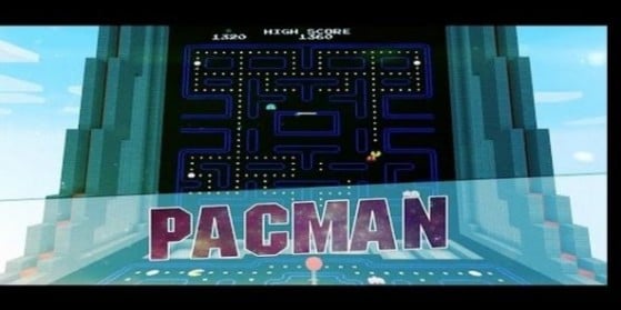 Pacman reproduit dans Minecraft