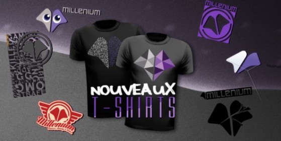 Nouveaux t-shirts Millenium 2016