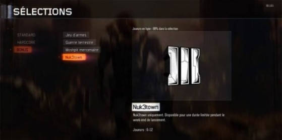 BO3 : Playlist Nuk3town only ce weekend